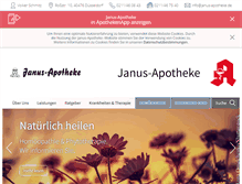 Tablet Screenshot of janus-apotheke.de